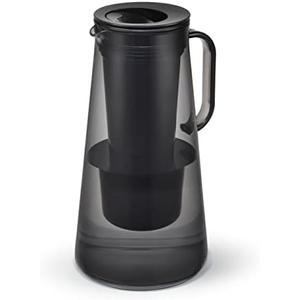 LifeStraw Home – Water Filter Pitcher, 7-Cup, Obsidian, BPA Free Designed for Everyday Protection Against Bacteria, parasites, microplastics, Lead, Mercury, PFAS, and a Variety of Chemicals