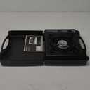 8,000 BTU Portable Gas Stove with Carrying Case for Camping, Picnics, Hiking, Fishing, BBQ, CSA Listed BLACK