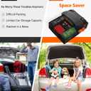 FIVKLEMNZ 21 Cubic Car Rooftop Cargo Carrier Roof Bag Waterproof for All Top of Vehicle with/Without Rack Includes Topper Anti-Slip Mat + Reinforced Straps + 6 Door Hooks + Luggage Lock