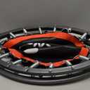 KENSONE 40"/48" Foldable Mini Trampoline, Indoor Trampoline for Kids, Adults Indoor/Garden Workout, Fitness Rebounder with Adjustable Foam Handle, Max Load 330/450 lbs (Black)