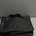 Ceneda Travel Duffle Bag - Quilted Weekender Overnight Bags For Women with Wet Pocket & Shoe Bag, Fits Airline Approved Personal Item Size (Black)