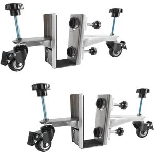 Door Installation Tool Kit, Heavy Duty Door Lifter Dolly with Rotating for 0.8 to 2.4 inch Pre-Hung, Slab, and Front Doors, Steel Door Dolly Installation Tools Used for Commercial & Residential Use
