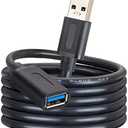 USB 3.0 Extension Cable 6Ft,USB 3.0 High Speed Extender Cord Type A Male to A Female for PlayStation, Xbox, USB Flash Drive, Card Reader, Hard Drive,Keyboard, Printer, Scanner(6Ft/1.8M)