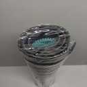 LUMI Outside Welcome Door Mat 17x30, Non Slip Durable Rubber Entrance Doormat, Low Profile Easy Clean Mats for Front Back Door Entryway Porch Garage, Hello Multi