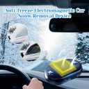 OJJ 3PCS Cordless Electromagnetic Wave Anti Freezing and Snow Removal Device, 2026 New Anti Freeze Electromagnetic Car Snow Removal,Defroster for Car Windshield for LCE and Snow Scraping (Dark Blue)