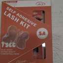 GAQQI Self Adhesive Lash Clusters, Pre Glued Eyelashes 10-14mm Wispy Cluster Lashes, Press On No Glue False Eyelashes, Strong Adhesive & Reusable GluelessPG4