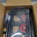 Heavy-Duty Steel Folding Hand Truck, 180LB Capacity Dolly cart with Telescoping Handle, Industrial Grade Collapsible Utility Cart for Moving, Warehouse and Shopping