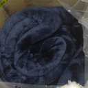 Bedsure GentleSoft Sherpa Fleece Throw Blanket Twin Size for Couch - Thick and Warm Throw for Women and Men, Soft Fuzzy Plush Twin Blanket for Winter, Navy, 60x80 Inches