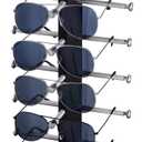 Polmart Sunglass / Eyewears Display Stand, Black (Single-Tower, 6-Pair Capacity)