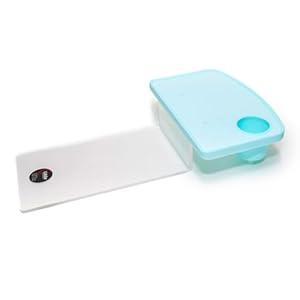 Liddle Bed Shelf Z Bracket with Mint Silicone Top - Modern Innovations Bedside Shelf for Bed - Floating Shelf with Non-Slip Surface for Nightstand Essentials - Easy Install Bedside Organizer