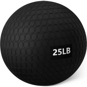 Amazon Basics Slam Medicine Balls for Exercise, 25lb