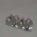 Dimmable 2 Watt Candelabra LED Light Bulb (25W Equivalent), AIELIT E12 Globe LED Bulb, Small Chandelier Base, Antique G15 Filament Edison Bulb for Nightstand Lamp, 200 lm, Warm White 2700K Clear, 4 Pcs