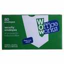 80ct SECURITY ENVELOPES 3-5/8 x 6-1/2 White Printed Stop X-ray Vision and Colorful Bottle Opener, Key Chain, Can Opener 2 pcs