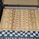 Large 23 inches Horse Racing Board Game with 11 Luxury Metal Horses, Foldable Wood Horse Race Board Game with 2 Sets of Dice, 2 Boxes of Cards for Parties and Gambling (Medium, Black)