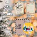 2 x 'Smile' Snowman Ornament for Christmas & Thanksgiving Ornaments, Cheerful Holiday Tree Decoration, Fun & Silly Acrylic Keepsake Gift for Kids, Family, Friends.