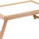 Winsome 24.6-Inch Breakfast Folding Bed Tray with Flip Top, Natural (98721)