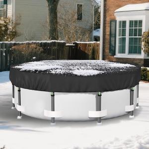 16FT Winter Pool Cover for Above Ground Pools, Safana Round Pool Winter Cover, Tear Resistant Fabric Swimming Pool Covers, Superior Strength & Durability, Prevent Leaves, UV Resistance
