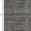 Garland Rug Rumba Indoor Floor Rug Area Rug Black/Earth Tones 8 Ft. X 10 Ft. Modern Abstract Area Rug – Soft, Anti-Skid,Carpet for Living Room, Bedroom, Dining Room, Farmhouse, Nursery