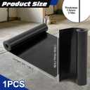 Neoprene Rubber Sheet, Roll 1/16 Inch /24" W X 196" L, Black