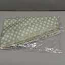 HunnmingRe 20 Pcs 10''x10'' Sage Green Quilting Fabric Square Greenery Precuts Quilted Fabric Bundle Gingham Polka Dot Spring Leaves Printed Sewing Material for Holiday Patchwork DIY Craft Supplies