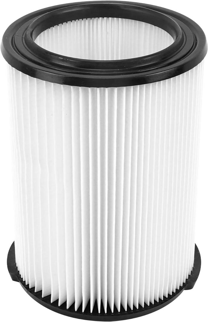 Standard Wet or Dry Vac Filter VF4000 fit for ridged Vacs 5 Gallons and Larger Vacuum Cleaner, Replacement VF4000 Filter,1 Pack
