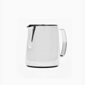 Barista Hustle Milk Pitcher  400ml Polished Stainless Steel, Precision Spout & Handle Alignment, Internal Measurement Markings, Premium 304 Stainless Steel Milk Steaming Pitcher for Latte Art