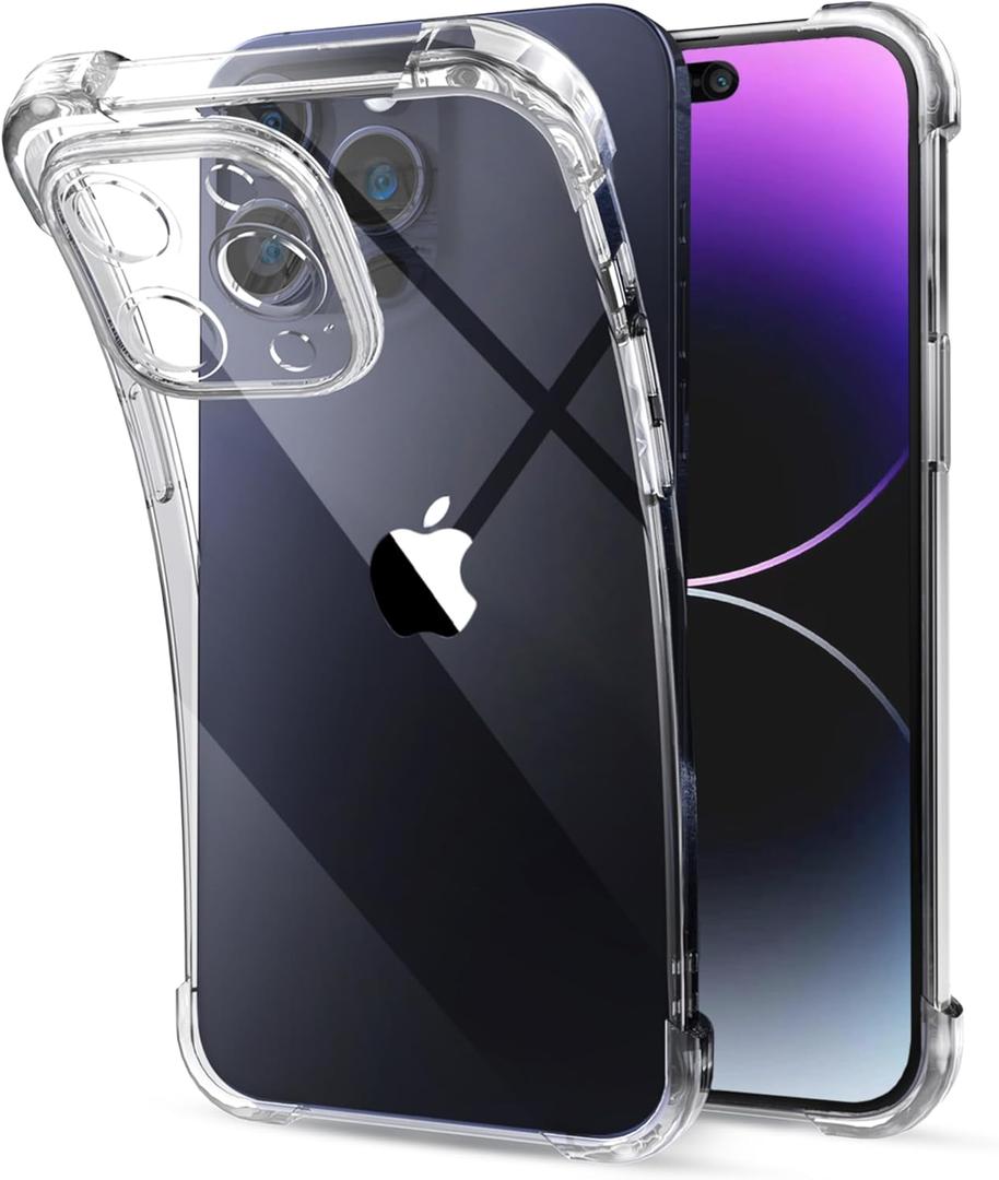 Clear Case for iPhone 11 Pro Max - Crystal Clear Military Grade Drop Protection, Non-Yellowing Armor, Shockproof Protective Cover, Compatible with iPhone 11 Pro Max (iPhone 11 Pro Max)