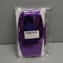 Dazzle Bright 4 Pack Backdrop Curtain, 3FT x 8FT Metallic Tinsel Foil Fringe Curtains Photo Booth Background for Baby Shower Birthday Wedding Halloween Party Decorations (Purple)