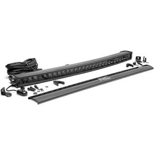 Rough Country 30" Curved LED Light Bar - 150W, 12,000 Lumens, Spot Focus Beam, Off-Road Lighting for Jeeps, Truck & UTV