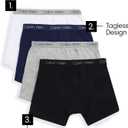 Calvin Klein Kids Boys' Modern Cotton Boxer Brief Underwear 5-Pack
 (XS)