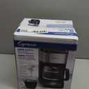 Capresso 5-Cup Mini Drip Coffee Maker, Black and Stainless Steel