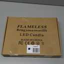 Enido 12 Pc Flameless LED Candles with Remote & Timer, Outdoor Waterproof, Flickering Electric Warm Lights for Cozy Home & Holiday Romantic Decor, Battery Operated for Party(D 2.2 x H 4/5/6)