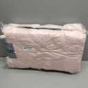 Orthopedic Dog Beds for Medium Dogs, Fluffy Faux Rabbit Fur Pet Bed with Removable Washable Cover, Dog Bed Mat with Egg Crate Foam & Waterproof Lining, Anti Slip Bottom, Pink,30"x20"x3"