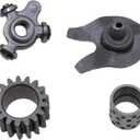 TRKIMAL Semi Auto Clutch Assembly 17Teeth For 50cc 70cc 90cc 110cc 125cc 135cc Engine Dirt Bikes ATV Quad Go-Kart Taotao Kazuma (17Teeth)