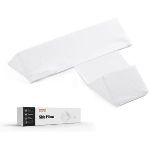 Soft & Comfort ab Sid Slpr Wdg Adjustable Breathable Cushion Supports Front and Back, White