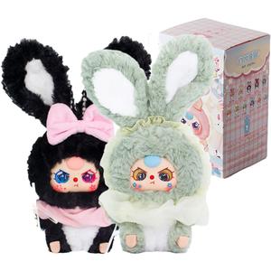 Baby Three Lily Rabbit Town Series 2 Plush Blind Box 1Pc (1 of 12 Possible Styles) Kawaii Cute Blind Box Figures, Random Design Action Figures Collectible Toys Home Decorations