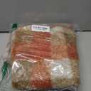 Orange Plaid Fall Throw Pillow Covers 20x20 Inch Set of 2, Boucle Decorative Pillow Covers,Cozy Fluffy Home Living Room Farmhouse Decor for Sofa Couch Bed