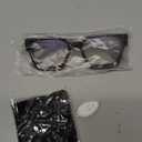 livho Oversized 99% Blue Light Glasses for Woman - Rectangle Fashion Glasses for Computer, Chic Preppy Frame - Anti Eyestrain