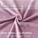 LweiPsqLin Velvet Fitted Sheet,Fleece Plush Bed Sheet Mattress Protector Cover with 15'' Deep Pocket Warm Fuzzy Bottom Sheet (Not Include Pillowcases) (Lavender, Queen)