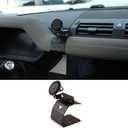 Alumium Alloy/ABS Car Interior Center Console Dashboard Main Co-Pilot Air Vent Mobile Phone Holder for Land Rover Defender 110 2020 2021 2022 2023 2024 2025 2026 Car Accessories (Style 3)