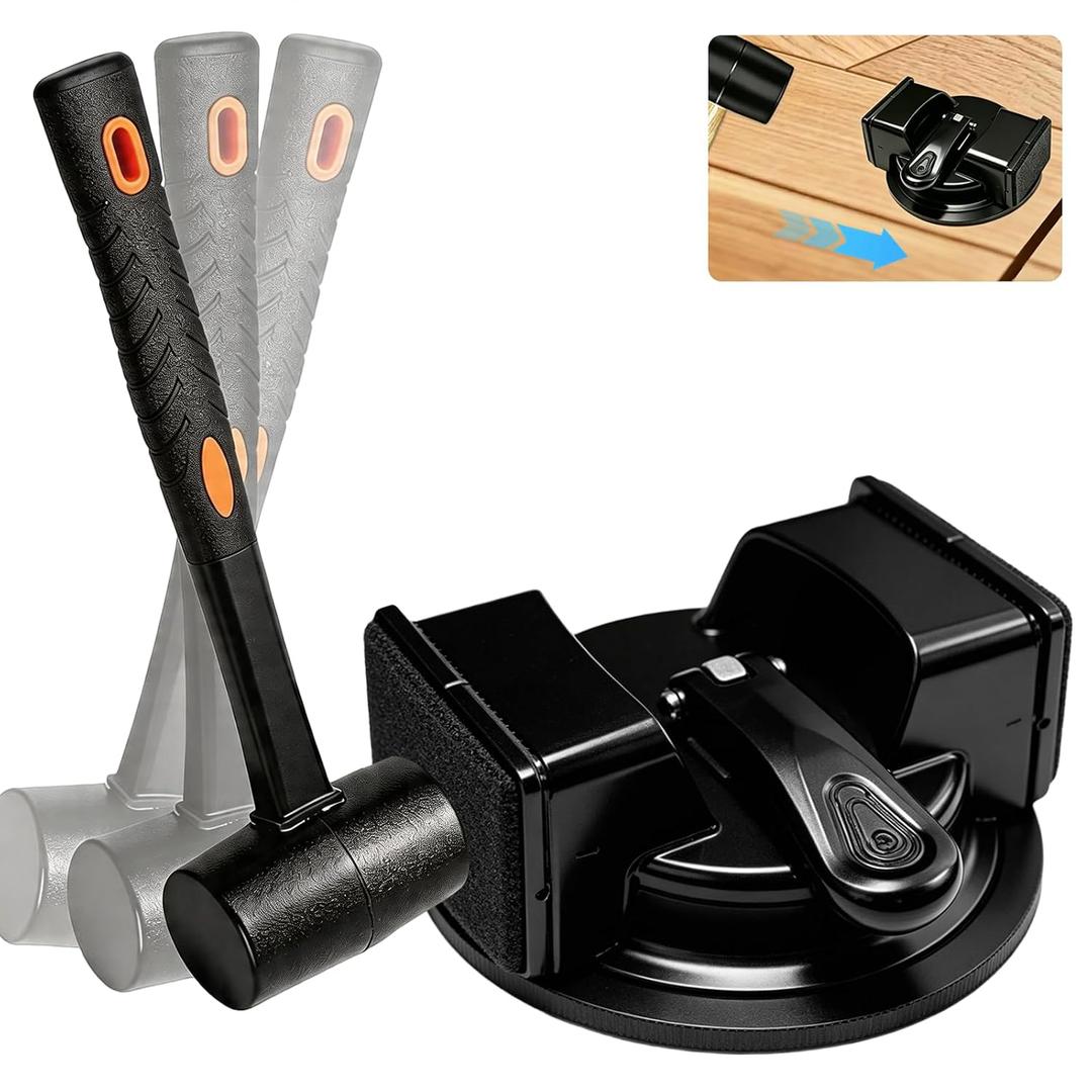 Floor Gap Fixer Tool,Heavy Duty Floor Gap Fixer Tool with Enhanced Suction Cup,Flooring Gap Repair Tool for Laminate, Vinyl, Wood & Tile Flooring,Laminate Plank Gap Repair Tool