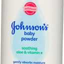 JOHNSON'S Aloe & Vitamin E Baby Powder 15 oz (Pack of 3)