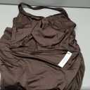 LYANER Women's Summer 2 Piece Outfits Halter Neck Twist Knot Crop Top with Mini Skirt Set