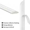 3 Sets Peel and Stick Molding Trim for Walls, Pre-Cut Wainscoting Panels 54x24 Inch Peel and Stick Wall Molding Kit, Self Adhesive Molding Trim for Walls, Home Renovation, White