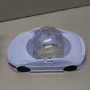 Hamster Exercise Ball Sports Car,Hamster Car with Detachable Transparent Ball,Funny Exercise Wheel for Hamsters,3 Modes Available,Suitable for Dwarf Small Pet - Safe, Breathable and Cute (Blue, 5.5")