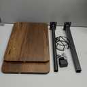 Snughome Sofa Tray Table 360Rotatable, Sofa Arm Side Table for Eating, Adjustable End Tables for Small Spaces, TV Tray Tables for Living Room, Office, Bedroom