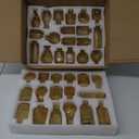 Clear Glass Bud Vases Set of 36, Mini Flower Vase for Centerpieces, Small Clear Vases in Bulk for Wedding Decorations, Vintage Vase for Table, Recepetion, Home Dcor