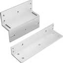 Z and L Bracket for 500KG 1200LBS Holding Force Electric Magnetic Lock Single Door Access Control Magnetic Door Locks