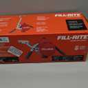 Fill-Rite FR152 Piston Hand Pump with Hose & Nozzle Spout, Red