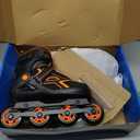 2PM SPORTS Torinx Green Boys Adjustable Inline Skates, Fun Beginner Roller Skates for Kids, Youth, Girls, Men and Women